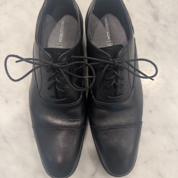 Elliott Cap Toe Derby Dress Shoes – Men’s Size 9 (Fits Like 10.5–11)